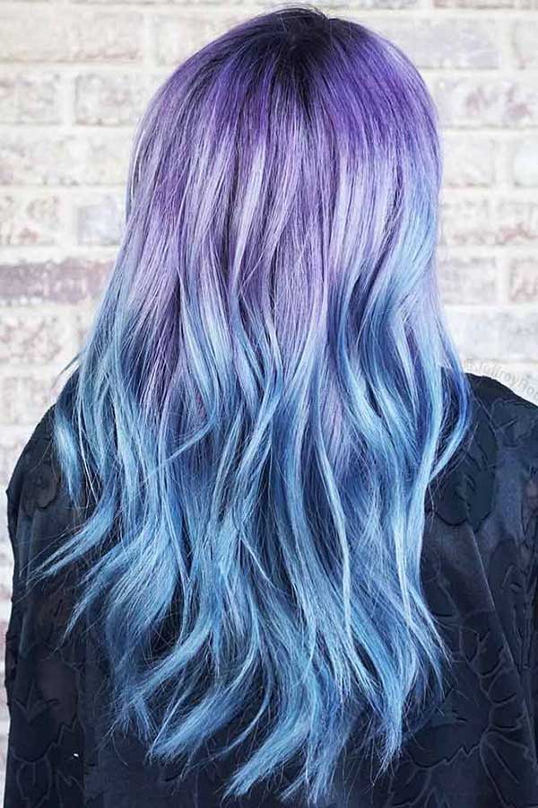 Blue Purple Hair Color 2023