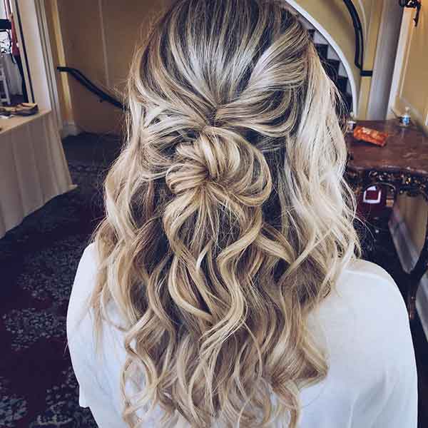 Cute Half Up Half Down Hairstyles For Curly Hair