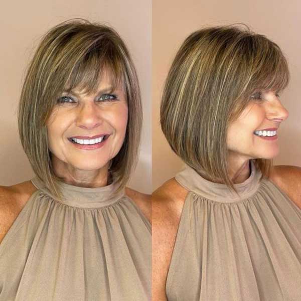 Hairstyles For Over 60 Round Face