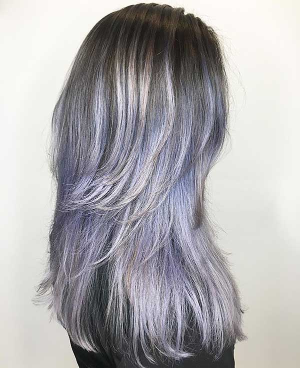 Grey Blue Hairstyles