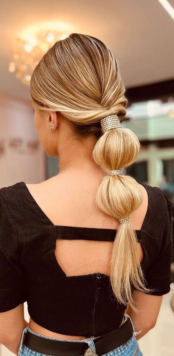 Low Ponytail For Wedding