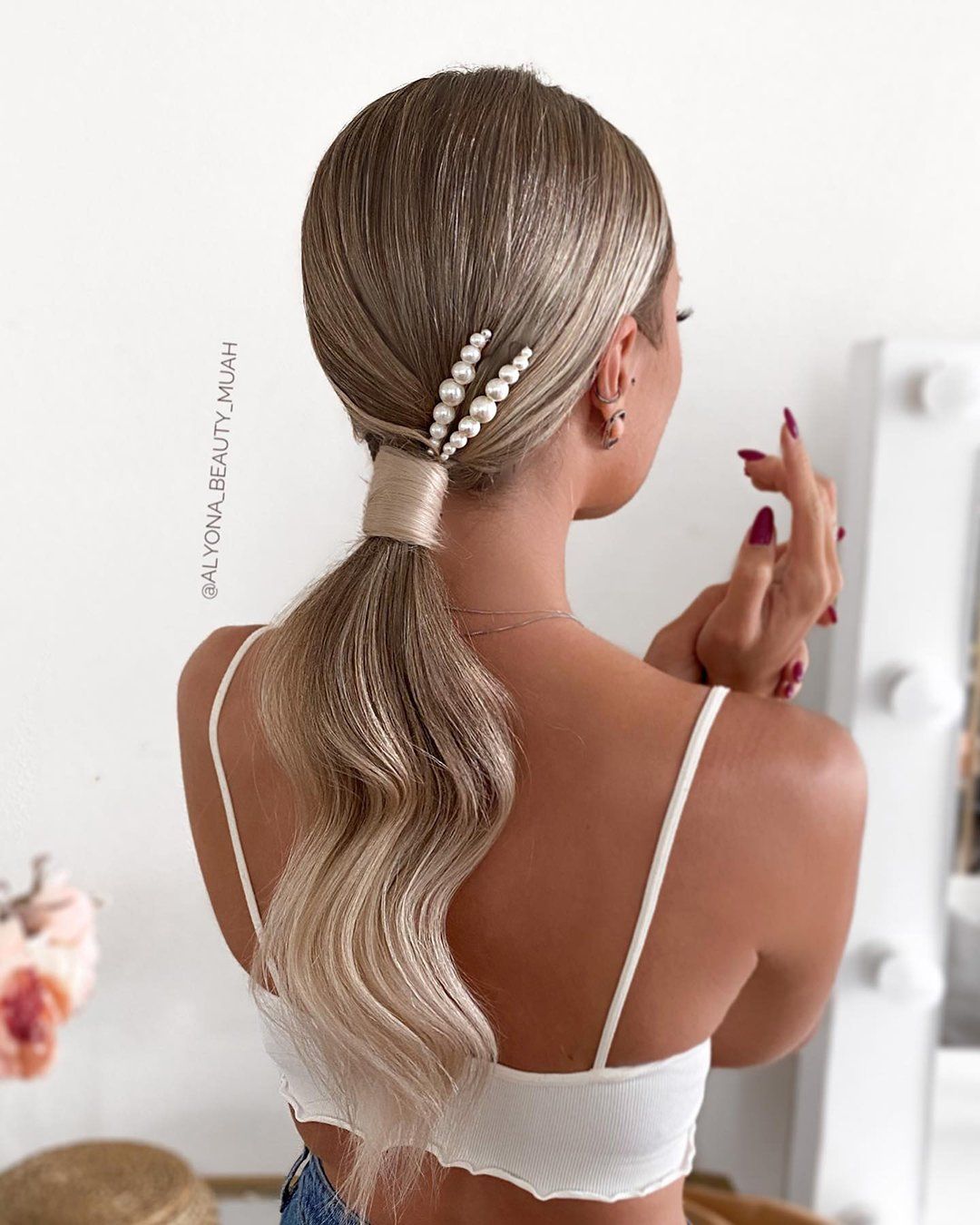Low Ponytail Hairstyles For Weddings