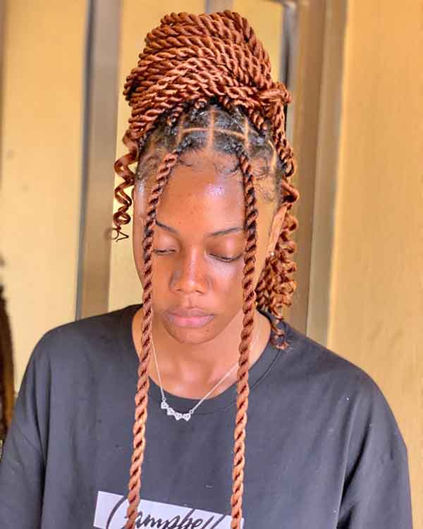 Small Knotless Box Braids With Big Parts
